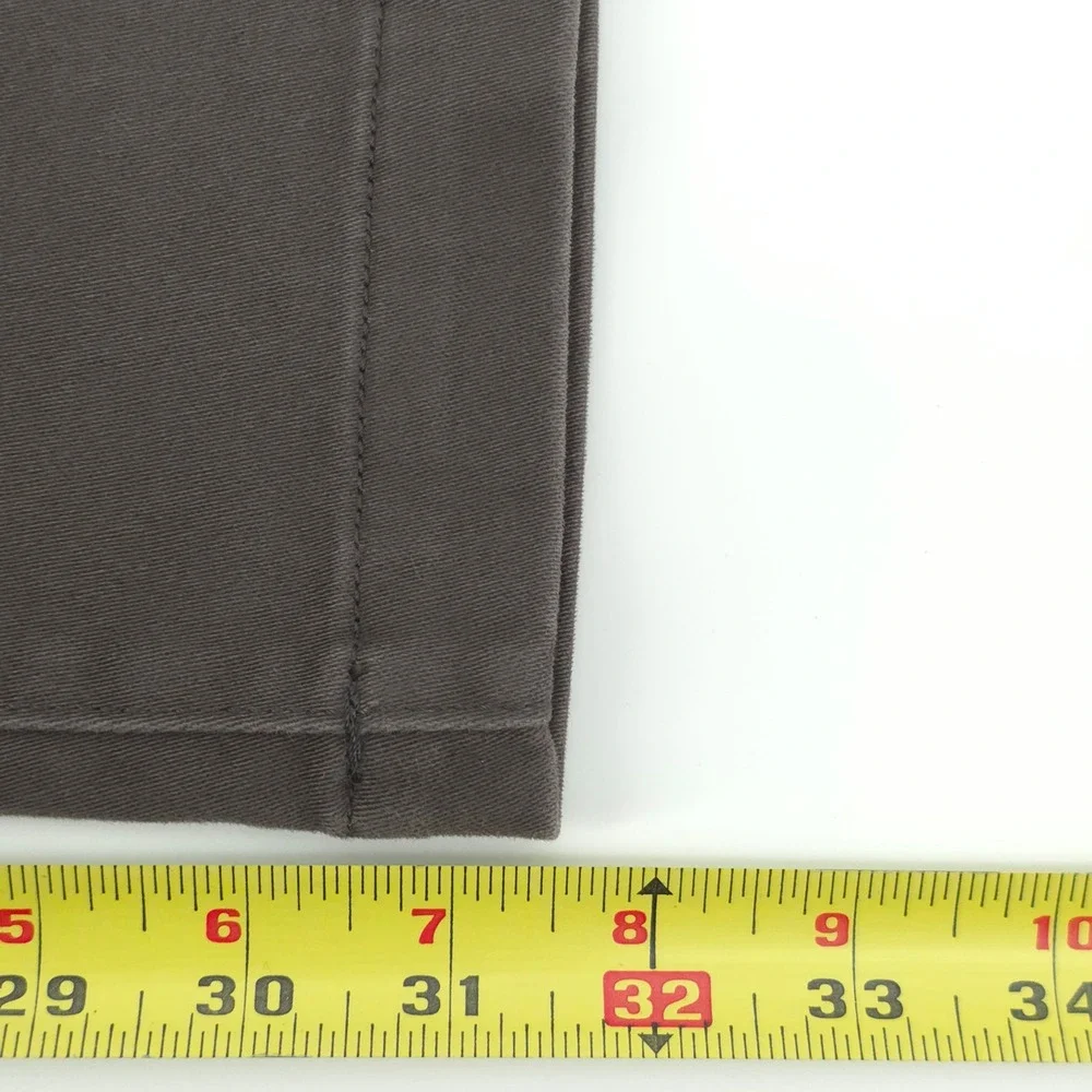 Banana Republic Men Pants Fulton Skinny 34x32 Brown Chino Casual Trousers